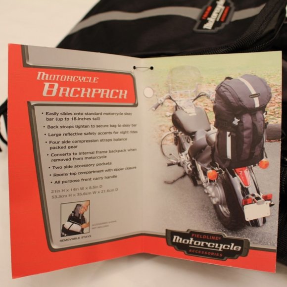 fieldline motorcycle backpack